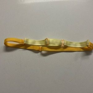 Lululemon adjustable headband - yellow - like new